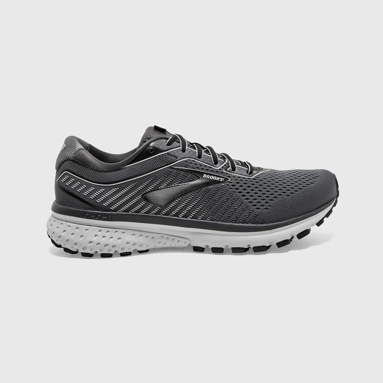 Tenis Brooks Ghost 12 - Zapatillas Para Correr En Asfalto Hombre - Gris (LNHA-27815)